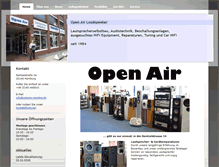 Tablet Screenshot of openair-speaker.de
